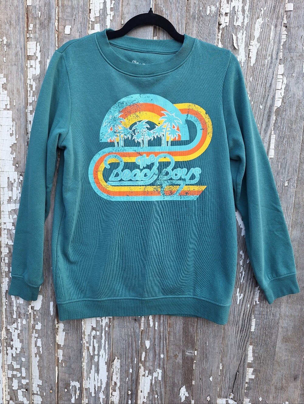 Women's Teal Beach Boys Sweatshirt - Size Medium